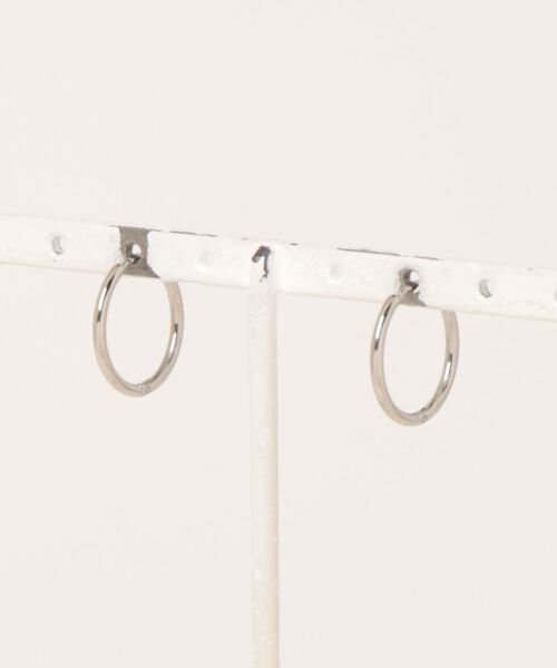 novice（ノーヴィス）の「【novice】Hinged Thin Hoop Pierce［Stainless］（ピアス（両耳用）・レディース・シルバー/ゴールド・FREE）」の10枚目の写真