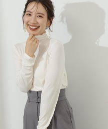 N.（N. Natural Beauty Basic） | 【松井愛莉さん着用】【川津明日香さん着用】◆ハイネックインナーカットソー(Tシャツ/カットソー)