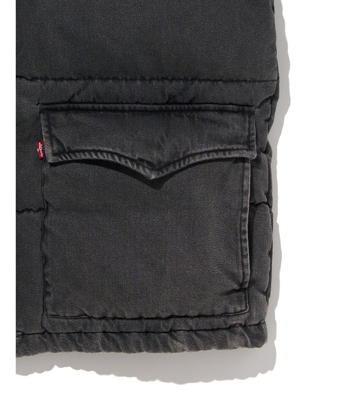 Levi's（リーバイス）の「Levi's/リーバイス スーパーデニムダウンジャケット ブラック ECLIPSE（ダウンジャケット/コート・メンズ・ダークインディゴブルー・XL/S/L/M）」の11枚目の写真