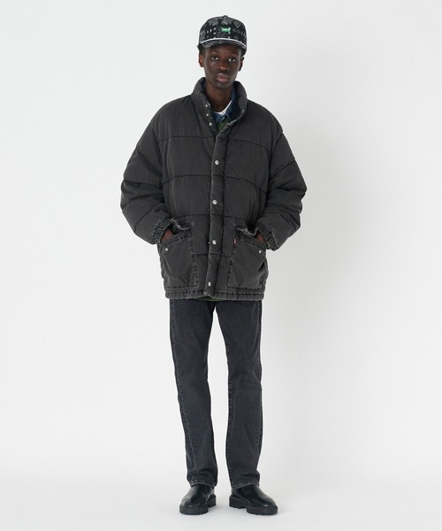 Levi's（リーバイス）の「Levi's/リーバイス スーパーデニムダウンジャケット ブラック ECLIPSE（ダウンジャケット/コート・メンズ・ダークインディゴブルー・XL/S/L/M）」の4枚目の写真