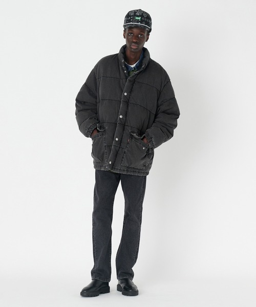 Levi's（リーバイス）の「Levi's/リーバイス スーパーデニムダウンジャケット ブラック ECLIPSE（ダウンジャケット/コート・メンズ・ダークインディゴブルー・XL/S/L/M）」の5枚目の写真