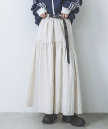 JEANASIS | ウエストベルトギャザースカート/973050(スカート)