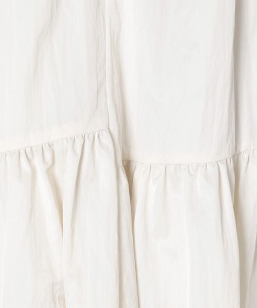 JEANASIS（ジーナシス）の「ウエストベルトギャザースカート/973050（スカート・レディース・ブラック/ブルー系その他/オフホワイト・FREE）」の10枚目の写真