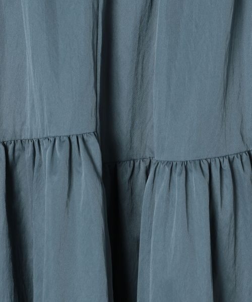 JEANASIS（ジーナシス）の「ウエストベルトギャザースカート/973050（スカート・レディース・ブラック/ブルー系その他/オフホワイト・FREE）」の13枚目の写真