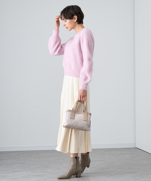 ANAYI（アナイ）の「◇コンビミニトートバッグ（トートバッグ・レディース・グレイッシュベージュ/ブラック系その他・FREE）」の4枚目の写真