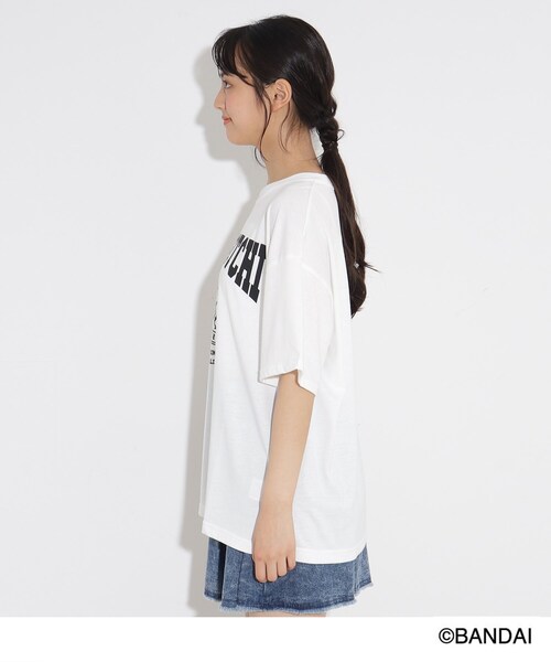 セール】【たまごっち×ピンクラテ】カレッジT（Tシャツ