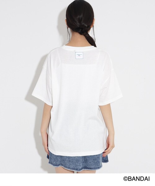 セール】【たまごっち×ピンクラテ】カレッジT（Tシャツ