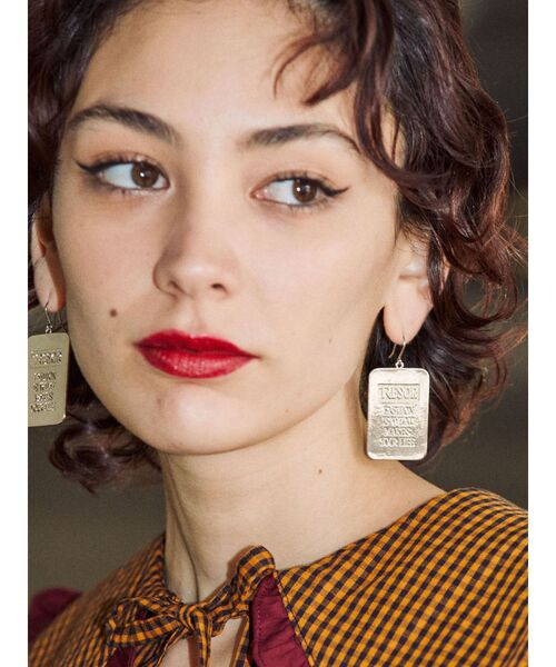 jouetie（ジュエティ）の「プレートピアス（ピアス（両耳用）・レディース・シルバー/ゴールド・FREE）」の8枚目の写真