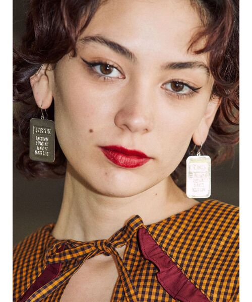 jouetie（ジュエティ）の「プレートピアス（ピアス（両耳用）・レディース・シルバー/ゴールド・FREE）」の9枚目の写真