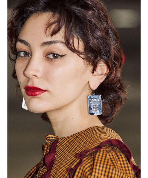 jouetie（ジュエティ）の「プレートピアス（ピアス（両耳用）・レディース・シルバー/ゴールド・FREE）」の10枚目の写真