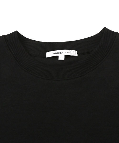 LUXSTYLE(ラグスタイル)の「モノトーン切り替えポンチトレーナー(スウェット・メンズ・D/B/C/A・L/M)」の19枚目の写真