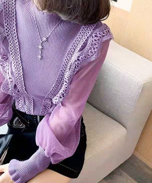 Blugirl シルク100% シースルーブラウス M Blugirl シルク100% シースルーブラウス M - メルカリ