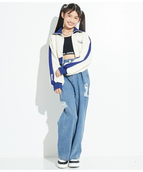 ANAP GiRL（アナップガール）の「ショート丈ジャージブルゾン