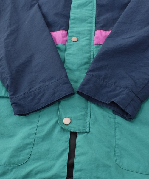 STUSSY（ステューシー）の「【ヴィンテージ古着】STUSSY×Patta / ストゥーシー×パタ フルジップジャケット マウンテンパーカー（ナイロンジャケット・メンズ・ネイビー・LARGE）」の11枚目の写真