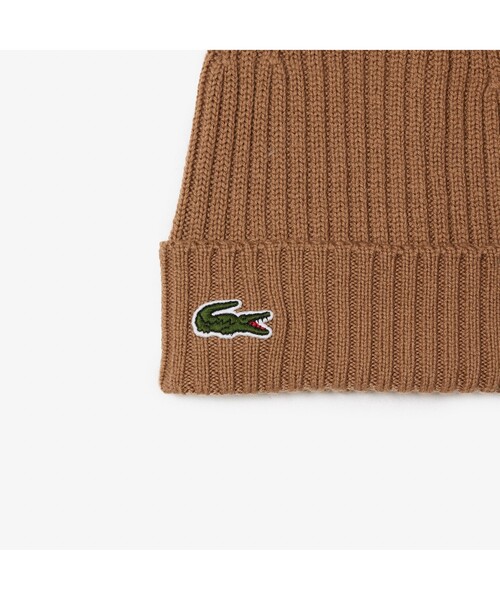 LACOSTE(ラコステ)の「ワンポイントワニロゴニットキャップ(ニットキャップ/ビーニー・レディース・ライトブルー/ブラウン/レッド/マジェンタ/ロイヤルブルー・FREE)」の8枚目の写真