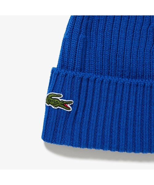 LACOSTE(ラコステ)の「ワンポイントワニロゴニットキャップ(ニットキャップ/ビーニー・レディース・ライトブルー/ブラウン/レッド/マジェンタ/ロイヤルブルー・FREE)」の10枚目の写真