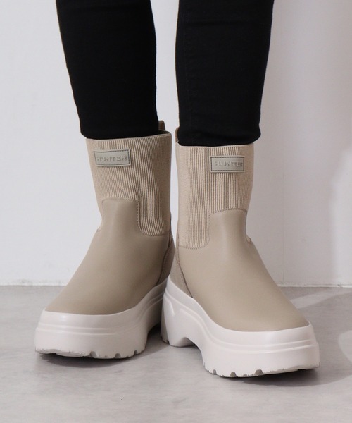 セール】HUNTER レディース エクスプローラー チェルシー フラット