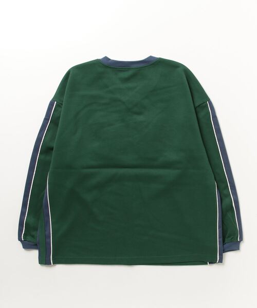 centimeter（センチメーター）の「etch jersey long tee（Tシャツ/カットソー・メンズ・ホワイト/グリーン/ブラック・X-LARGE/LARGE/MEDIUM）」の4枚目の写真