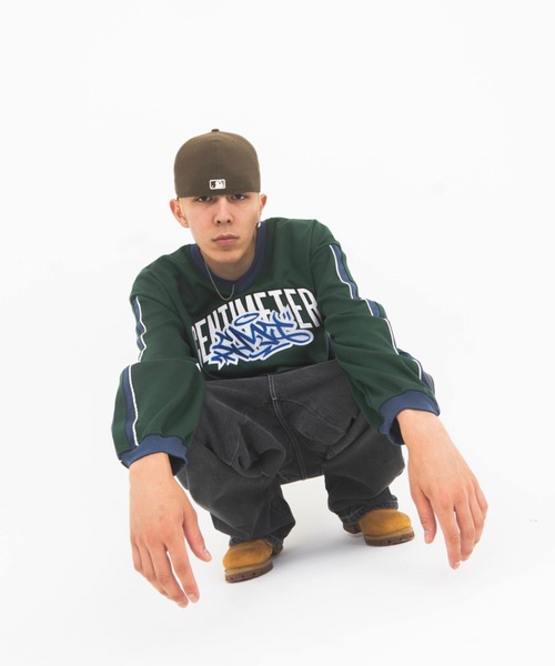 centimeter（センチメーター）の「etch jersey long tee（Tシャツ/カットソー・メンズ・ホワイト/グリーン/ブラック・X-LARGE/LARGE/MEDIUM）」の6枚目の写真