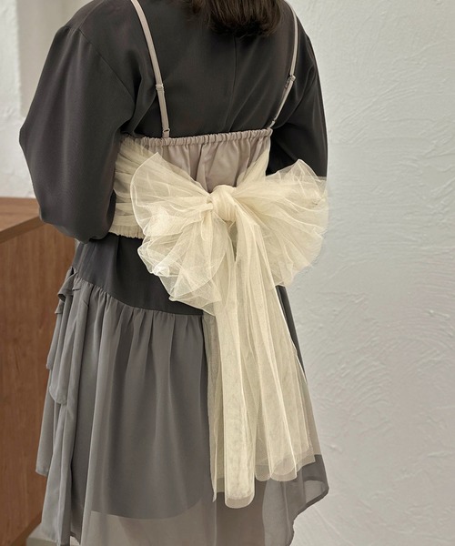 apres jour clair(アプレジュールクレア)の「【apres jour clair】チュールデザインビスチェ【ZOZOTOWN限定アイテム】(ベスト・レディース・ベージュ系その他/ブラウン系その他/ブラック系その他・フリー/X-LARGE)」の16枚目の写真
