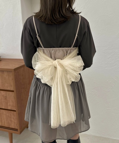 apres jour clair(アプレジュールクレア)の「【apres jour clair】チュールデザインビスチェ【ZOZOTOWN限定アイテム】(ベスト・レディース・ベージュ系その他/ブラウン系その他/ブラック系その他・フリー/X-LARGE)」の18枚目の写真