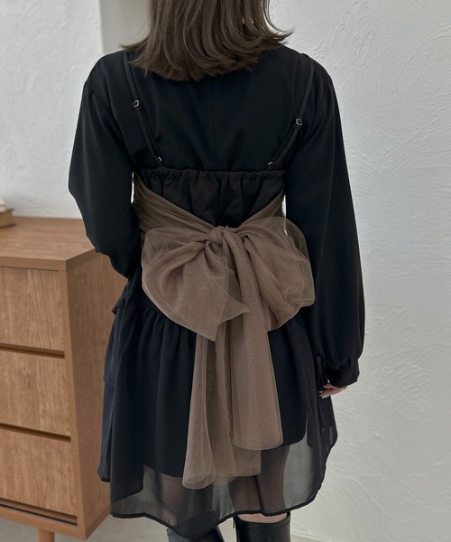 apres jour clair(アプレジュールクレア)の「【apres jour clair】チュールデザインビスチェ【ZOZOTOWN限定アイテム】(ベスト・レディース・ベージュ系その他/ブラウン系その他/ブラック系その他・フリー/X-LARGE)」の17枚目の写真