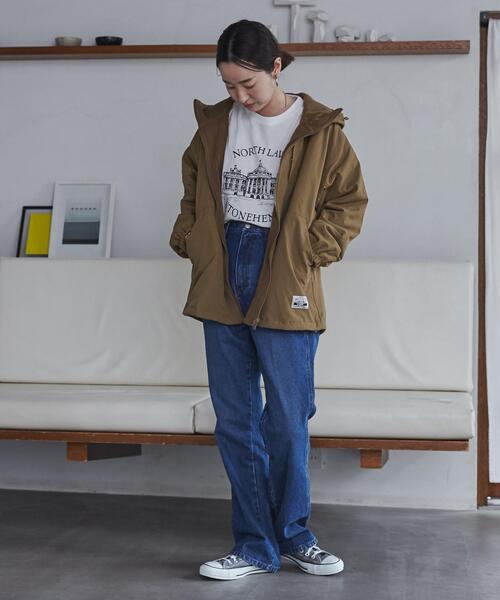 coen（コーエン）の「＜Parknik＞リバーシブルフーディー（WEB限定カラー）（ナイロンジャケット・レディース・ブラック/モカ/ナチュラル/ダークグリーン・FREE）」の11枚目の写真