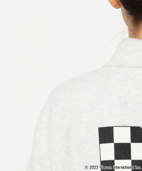 LOWRYS FARM（ローリーズファーム）の「ＭＴＶフリースプルオーバー　987370（スウェット・レディース・パープル/アイボリー/ブラック・FREE）」の13枚目の写真