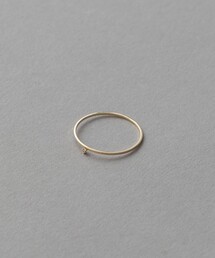 【箱無し】ete エテ K10YG 槌目 リング 11号 ゴールド 美品 レイヤード] K10YG ボールチェーン リング（711000） ｜ women