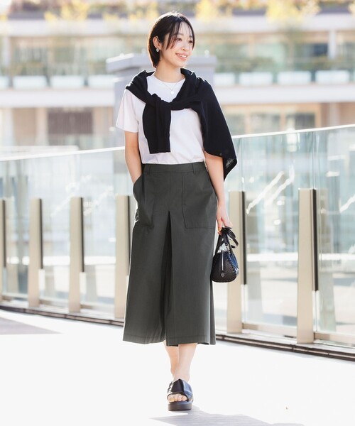 B:MING by BEAMS(ビーミングバイビームス)の「B:MING by BEAMS / ベイカー タック ワイド パンツ(その他パンツ・レディース・ブラック系その他4/ブラウン系その他/ブルー系その他2・MEDIUM/SMALL)」の1枚目の写真