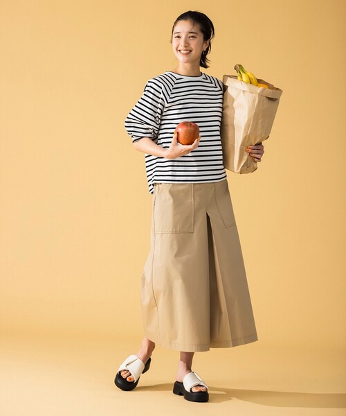 B:MING by BEAMS(ビーミングバイビームス)の「B:MING by BEAMS / ベイカー タック ワイド パンツ(その他パンツ・レディース・ブラック系その他4/ブラウン系その他/ブルー系その他2・MEDIUM/SMALL)」の14枚目の写真