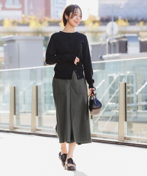 B:MING by BEAMS(ビーミングバイビームス)の「B:MING by BEAMS / ベイカー タック ワイド パンツ(その他パンツ・レディース・ブラック系その他4/ブラウン系その他/ブルー系その他2・MEDIUM/SMALL)」の18枚目の写真