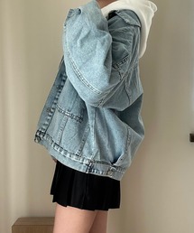 Cham. | オーバーサイズダメージデニムジャケット(デニムジャケット)