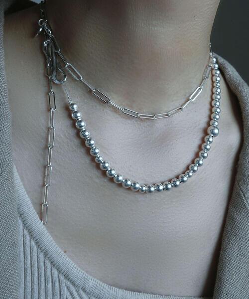 in mood（インムード）の「＜in mood＞BA×CHA 2P ネックレス（ネックレス・レディース・シルバー・FREE）」の8枚目の写真