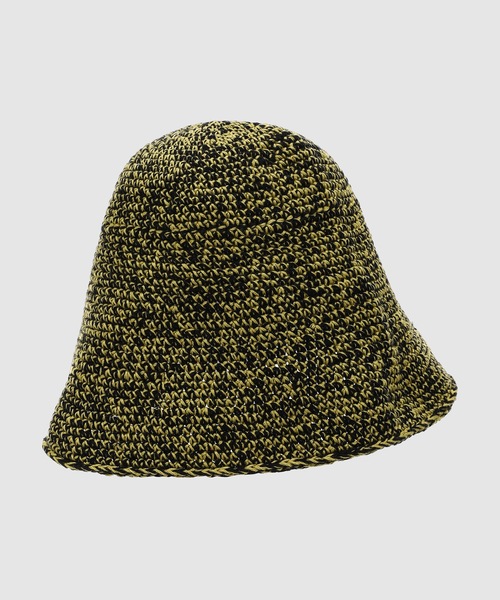 GANNI（ガニー）の「Cotton Crochet Bucket Hat（ハット・レディース・ブラック・M/L/XS/S）」の2枚目の写真