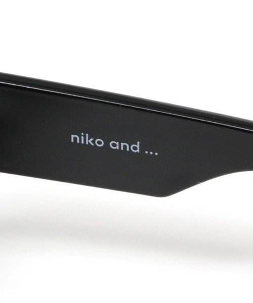 niko and...（ニコアンド）の「オリジナルレクタングルサングラス（サングラス・レディース・ブラック/ブラウン・FREE）」の9枚目の写真