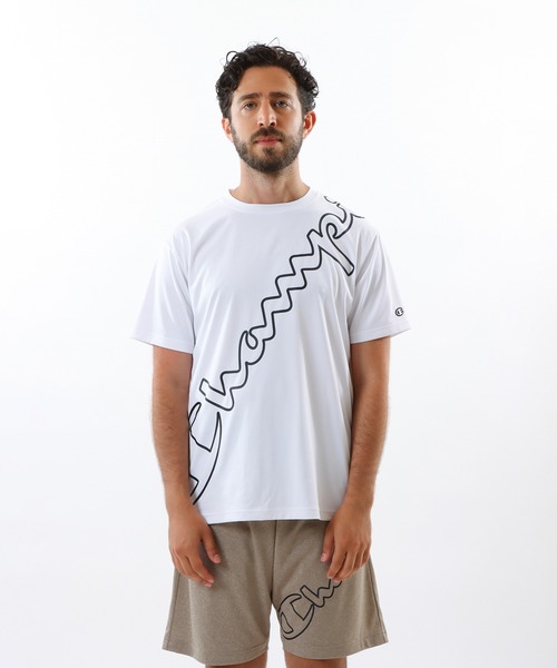 Champion(チャンピオン)の「【Champion/チャンピオン】メンズ スポーツ ショートスリーブTシャツ(Tシャツ/カットソー・メンズ・ブラック/ネイビー/チャコール/ホワイト・X-LARGE/LARGE/MEDIUM)」の5枚目の写真