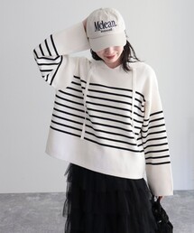 ミラノリブセーラーニット