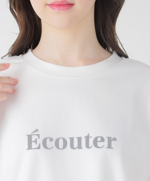 Honeys（ハニーズ）の「チュール重ねＴシャツ（Tシャツ/カットソー・レディース・ホワイト/ブラック/ベージュ・S/M/L/LL）」の21枚目の写真