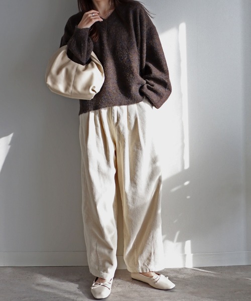 COURO（コウロ）の「ツイストハンドルバッグ（ハンドバッグ・レディース・ブラック/アイボリー/ブラウン/シルバー・FREE）」の6枚目の写真