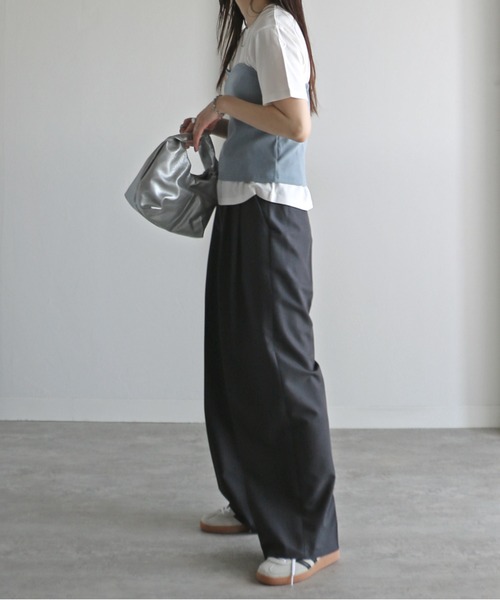 COURO（コウロ）の「ツイストハンドルバッグ（ハンドバッグ・レディース・ブラック/アイボリー/ブラウン/シルバー・FREE）」の17枚目の写真