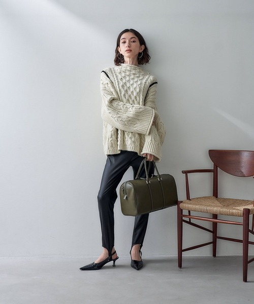 eL（エル）の「【eL】Assort Stirrup Leggings/102753（その他パンツ・レディース・ブラック系その他/ブラック・FREE）」の14枚目の写真