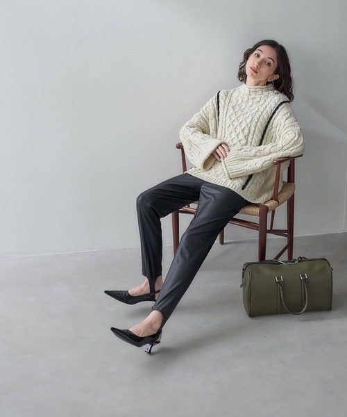 eL（エル）の「【eL】Assort Stirrup Leggings/102753（その他パンツ・レディース・ブラック系その他/ブラック・FREE）」の16枚目の写真