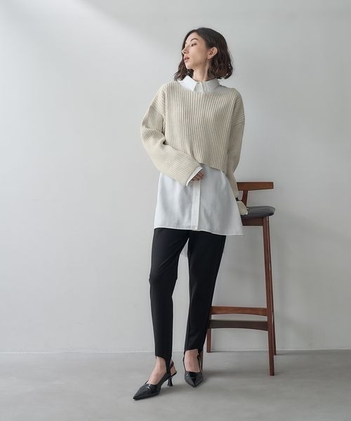 eL（エル）の「【eL】Assort Stirrup Leggings/102753（その他パンツ・レディース・ブラック系その他/ブラック・FREE）」の18枚目の写真