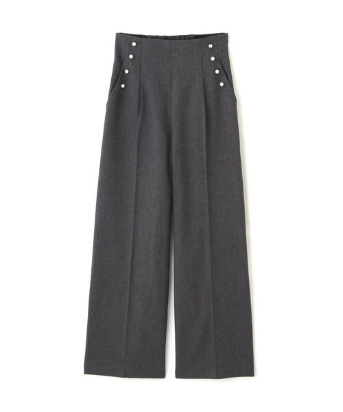 JILL by JILL STUART(ジルバイジルスチュアート)の「◇【eS】センタープレスワイドパンツ(その他パンツ・レディース・ブラック系その他/ベージュ・MEDIUM/SMALL)」の3枚目の写真