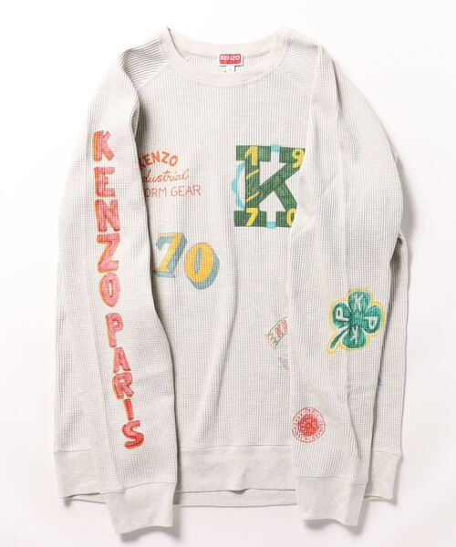 KENZO(ケンゾー)の「'KENZO Drawn Varsity' オーバーサイズ スウェット(スウェット・メンズ・グレー系その他・MEDIUM/SMALL/LARGE/X-SMALL)」の8枚目の写真