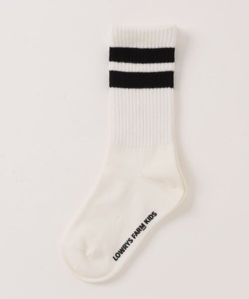 LOWRYS FARM(ローリーズファーム)の「ラインリブソックス 994594(ソックス/靴下・キッズ・オフホワイト/ブラック系その他/レッド/グリーン/ピンク/ブルー/ブラック/ピンク系その他・LARGE/MEDIUM)」の15枚目の写真