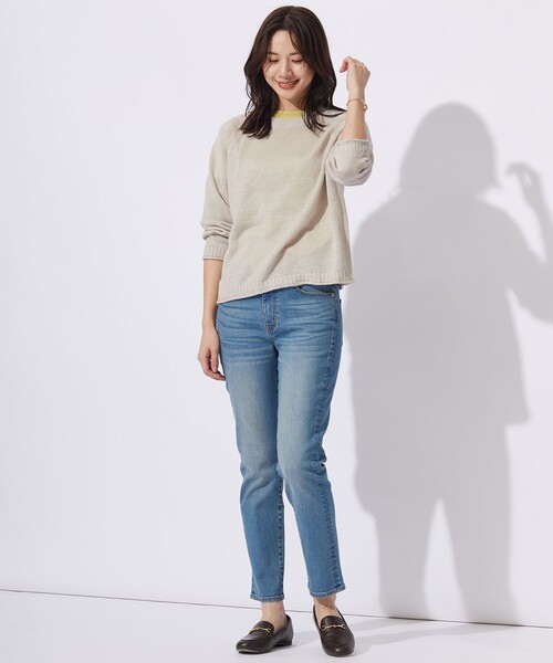 J.PRESS(ジェイプレス)の「ロゴ Tシャツ(Tシャツ/カットソー・レディース・ライトグレー系/ダルブルー系/パイングリーン系/ホワイト系・T13/T15)」の15枚目の写真