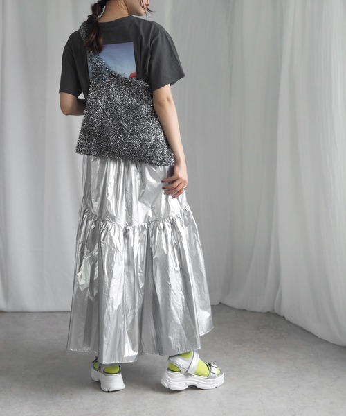 minia（ミニア）の「ベルトスポサン（サンダル・レディース・シルバー/ブラック/ベージュ・S/M/L/LL）」の8枚目の写真