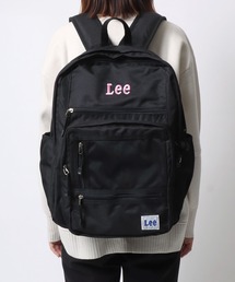Lazar（ラザル）の「Lee/リー 撥水 ロゴ ワンポイント刺繍 多ポケット バックパック/リュック/大容量 約35.5L/レディース メンズ（バックパック/リュック）」